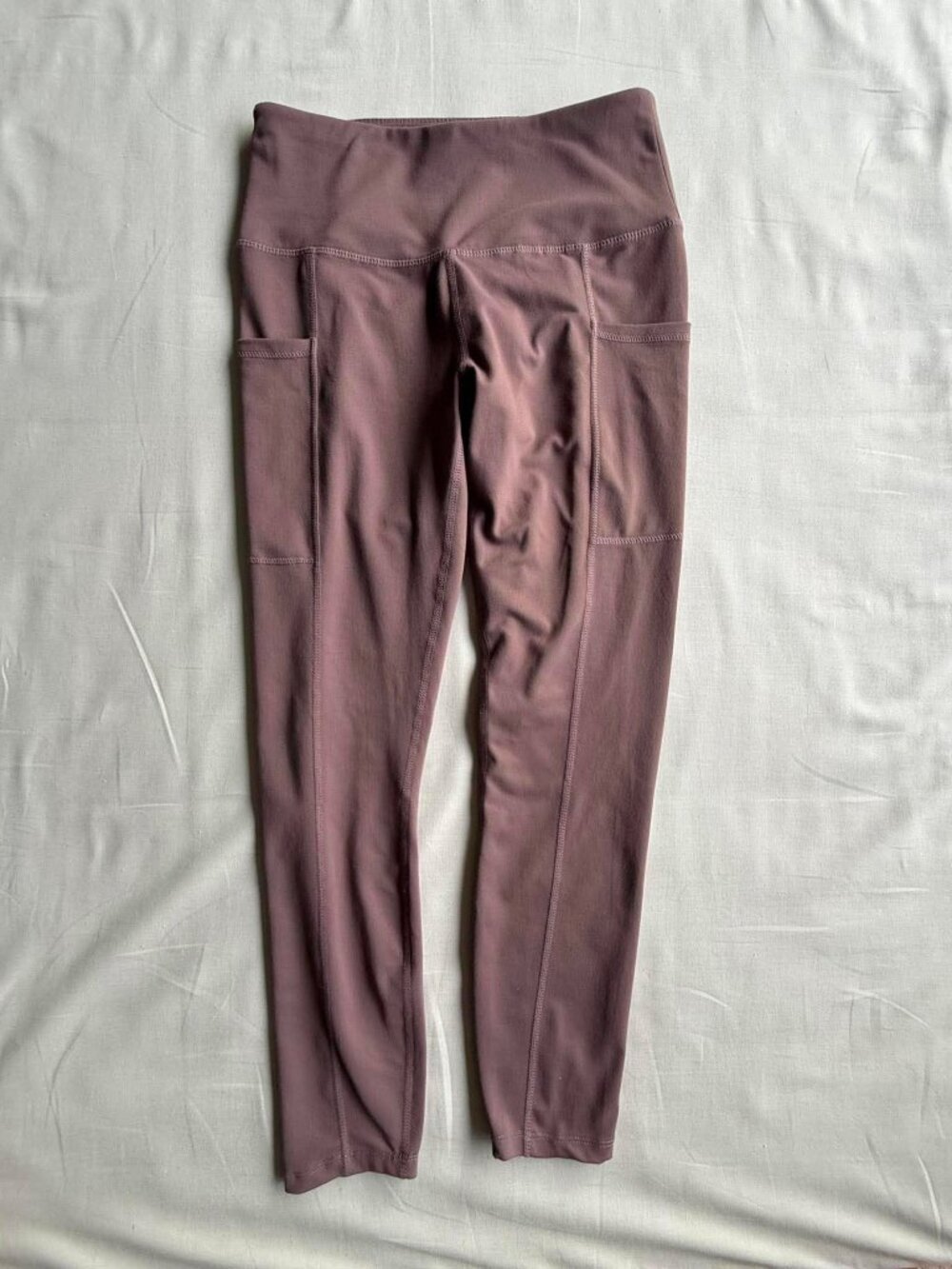 Apana Brown High Waisted Workout Leggings Size Small